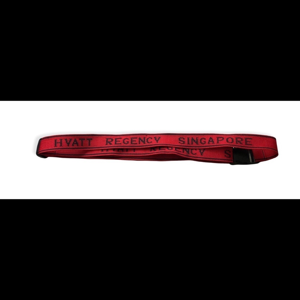 Unique Adjustable Belt- Singapore Regency Canvas Print Strap Belt